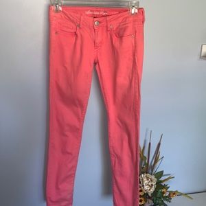 AEO Pink Skinny Jeans